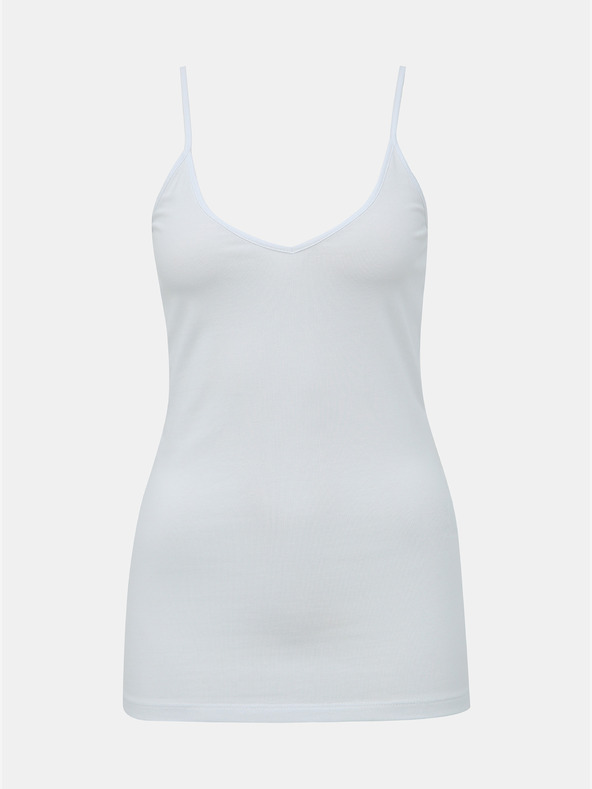 Vero Moda Biele základné tielko VERO MODA Maxi My