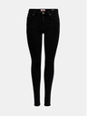 ONLY Čierne push up skinny fit džínsy ONLY Power