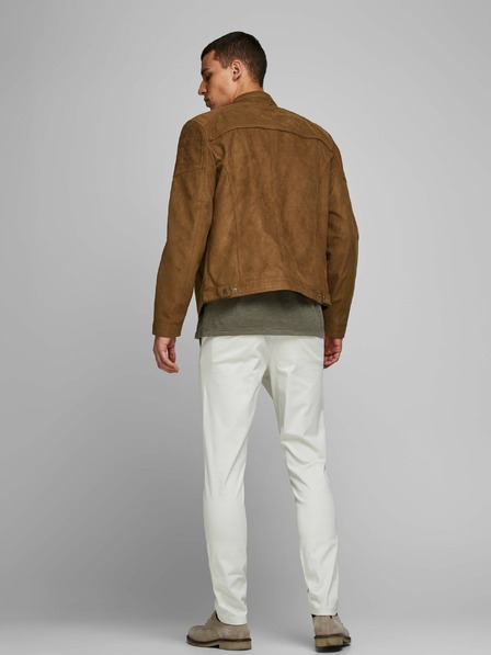 Jack & Jones Hnedá semišová bunda Jack & Jones Rocky