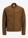 Jack & Jones Hnedá semišová bunda Jack & Jones Rocky