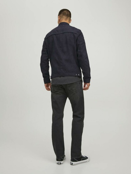 Jack & Jones Čierna semišová bunda Jack & Jones Rocky