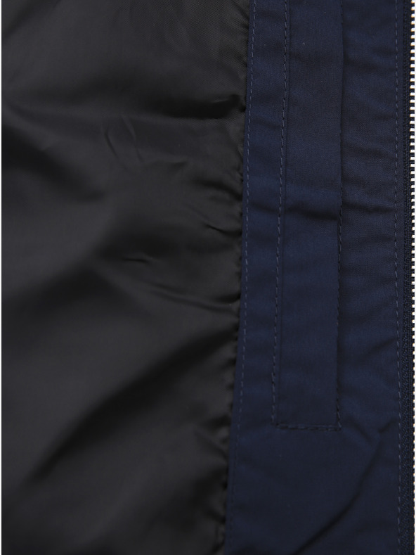 Jack & Jones Tmavomodrá vodoodpudivá bunda Jack & Jones Rush