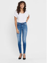 ONLY Modré skrátené skinny fit džínsy ONLY Blush