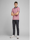 Jack & Jones Červené polo tričko Jack & Jones Paulos