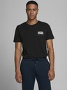 Jack & Jones Čierne tričko Jack & Jones Corp