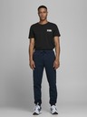 Jack & Jones Čierne tričko Jack & Jones Corp