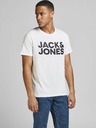 Jack & Jones Biele tričko Jack & Jones Corp