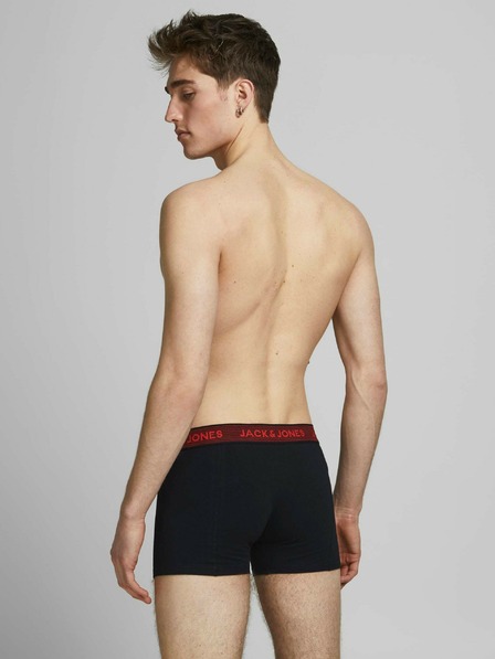 Jack & Jones Sada troch čiernych boxeriek Jack & Jones