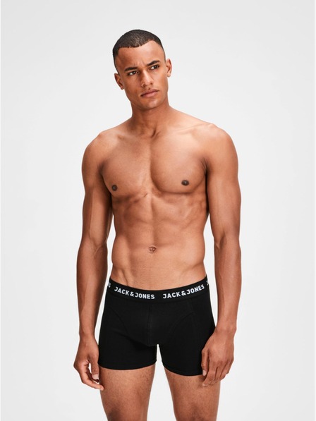 Jack & Jones Súprava dvoch čiernych boxeriek Jack & Jones Jon