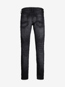 Jack & Jones Čierne slim fit džínsy Jack & Jones Glenn
