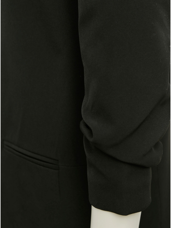 ONLY Čierna dlhá bunda ONLY Elly