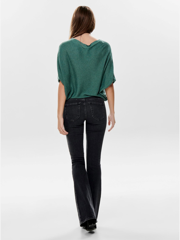 Jacqueline de Yong JDY New Behave Zelený dámsky sveter