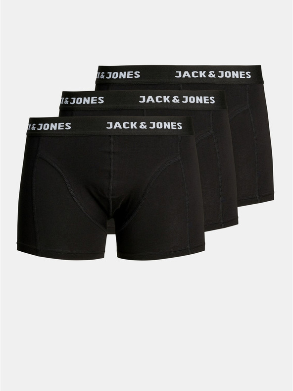 Jack & Jones Sada troch čiernych boxeriek Jack & Jones Anthony