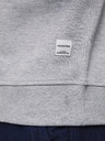 Jack & Jones Svetlošedá pánska základná mikina Jack & Jones