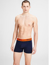 Jack & Jones Sada troch pánskych boxeriek Jack & Jones Lichfield vo vínovej, námorníckej a sivej farbe