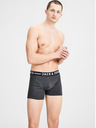 Jack & Jones Sada troch pánskych boxeriek Jack & Jones Lichfield vo vínovej, námorníckej a sivej farbe