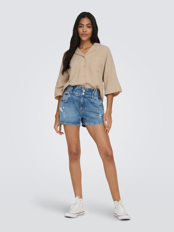 ONLY Béžová dámska blúzka ONLY Thyra