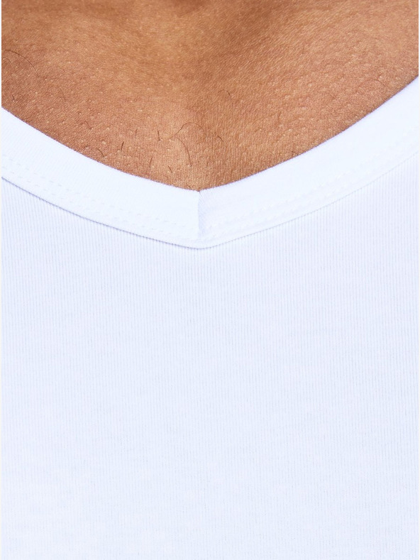 Jack & Jones Biele tričko Jack & Jones Basic