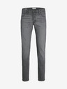 Jack & Jones Šedé pánske džínsy úzkeho strihu Jack & Jones Glenn