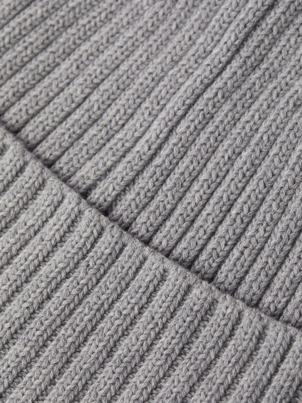 Jack & Jones Svetlošedá pánska čiapka Jack & Jones Prime