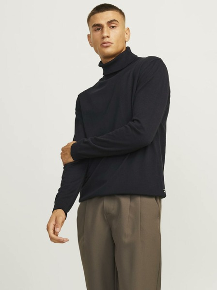 Jack & Jones Čierny Pánsky rolák Jack & Jones Basic