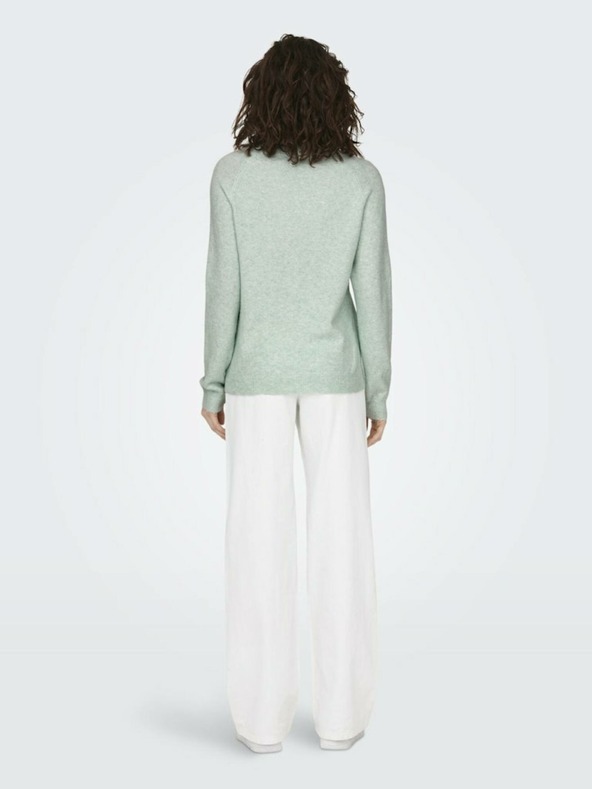 ONLY Svetlozelený dámsky sveter ONLY Rica