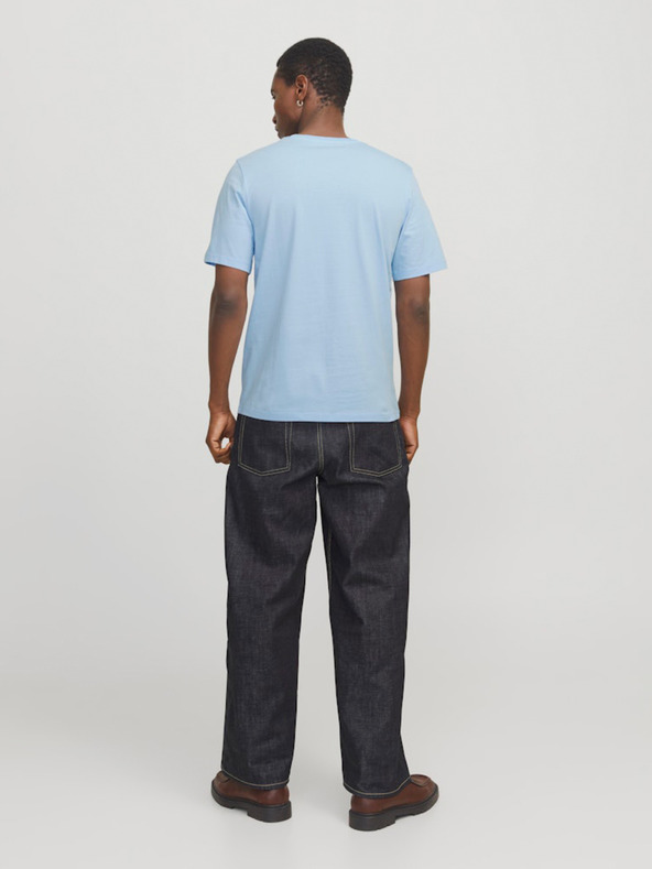 Jack & Jones Svetlomodré pánske tričko Jack & Jones Paulos