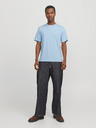 Jack & Jones Svetlomodré pánske tričko Jack & Jones Paulos