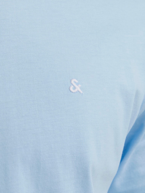 Jack & Jones Svetlomodré pánske tričko Jack & Jones Paulos