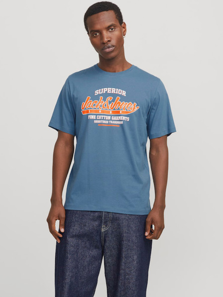 Jack & Jones Modrá pánska košeľa Jack & Jones s logom