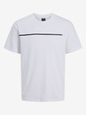 Jack & Jones Biele pánske tričko Jack & Jones Fusion