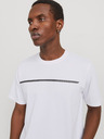 Jack & Jones Biele pánske tričko Jack & Jones Fusion