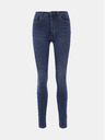 ONLY Modré skinny fit džínsy s vysokým pásom ONLY Royal