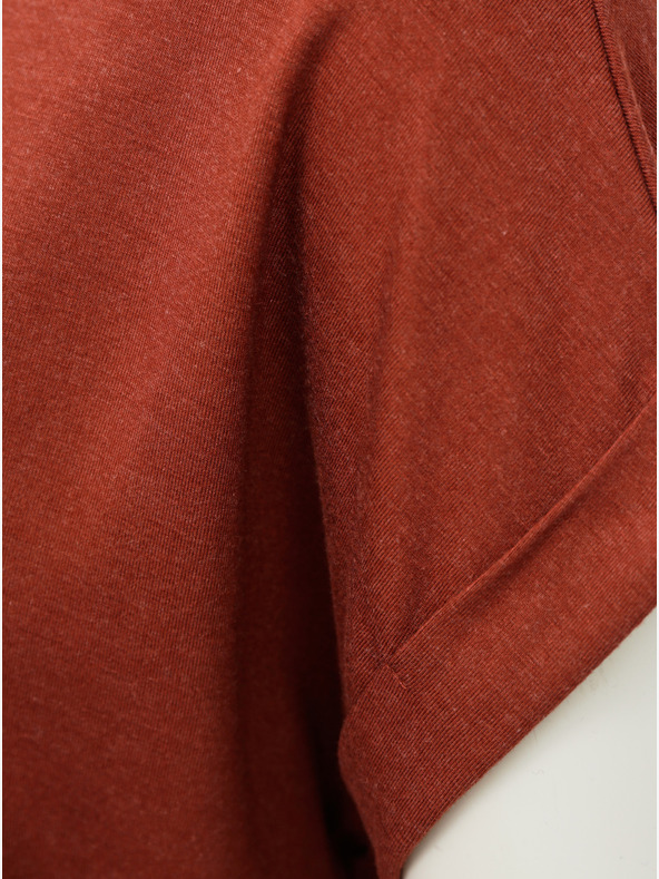 ONLY Hnedé základné tričko ONLY