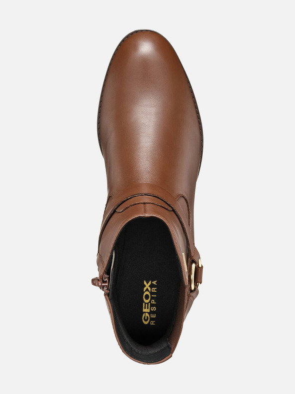 Geox Hnedé dámske členkové topánky Geox Felicity ABX