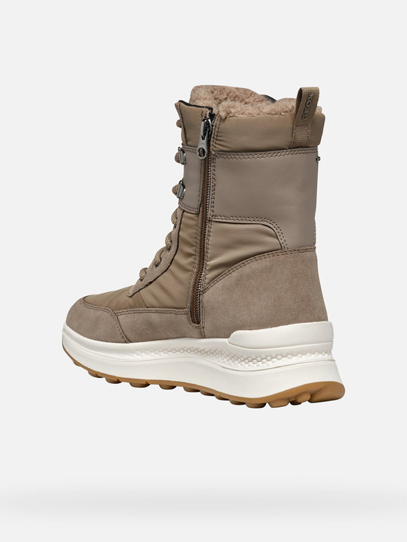 Geox Béžové dámske členkové topánky Geox Spherica Actif X2