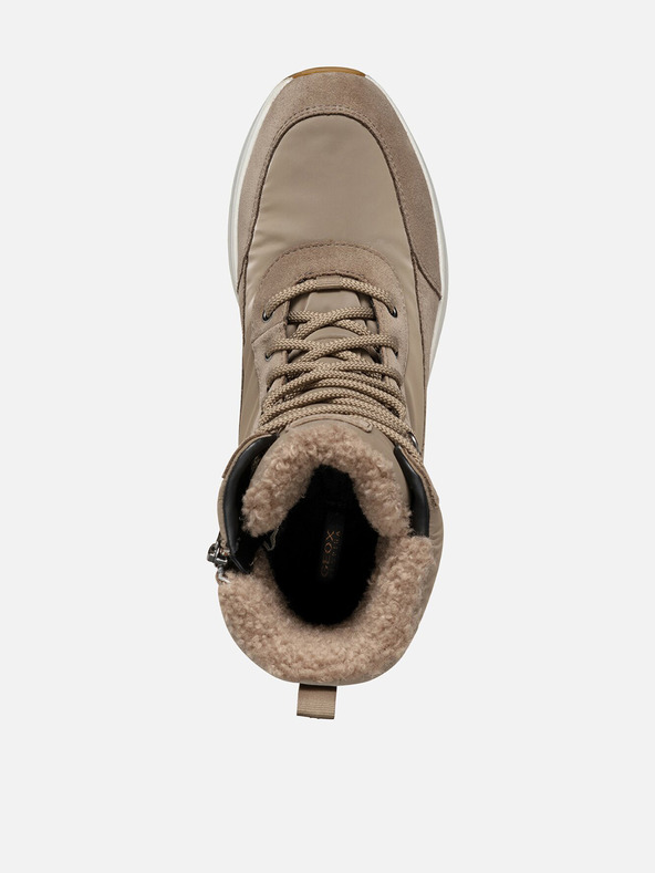 Geox Béžové dámske členkové topánky Geox Spherica Actif X2