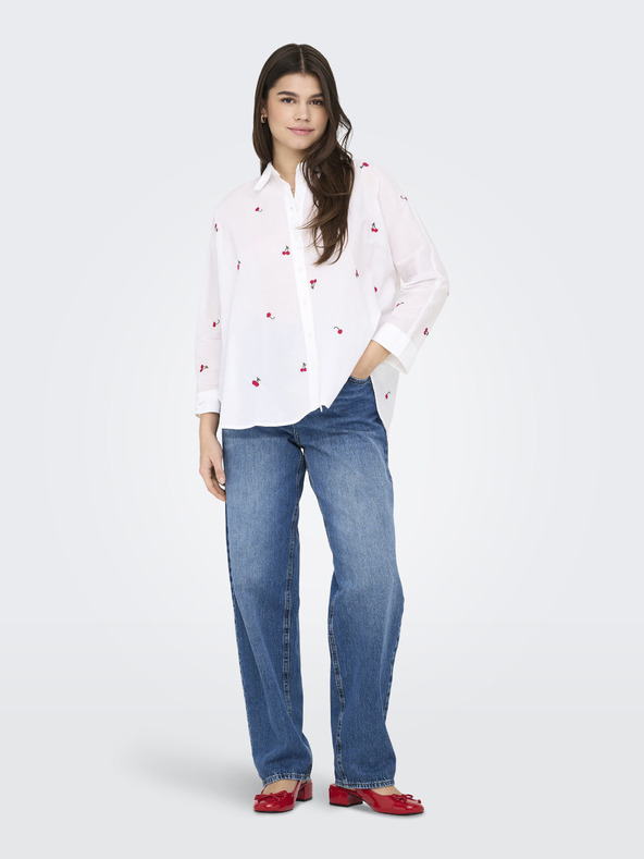 ONLY Biela dámska košeľa ONLY New Lina