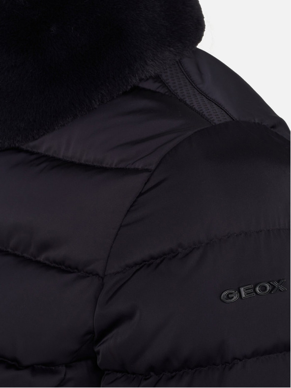 Geox Tmavomodrá dámska páperová bunda Geox Bettanie