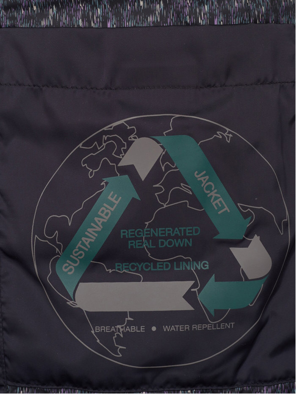 Geox Tmavomodrá dámska páperová bunda Geox Bettanie