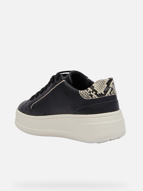 Geox Čierne dámske tenisky Geox Spherica Ecub-2