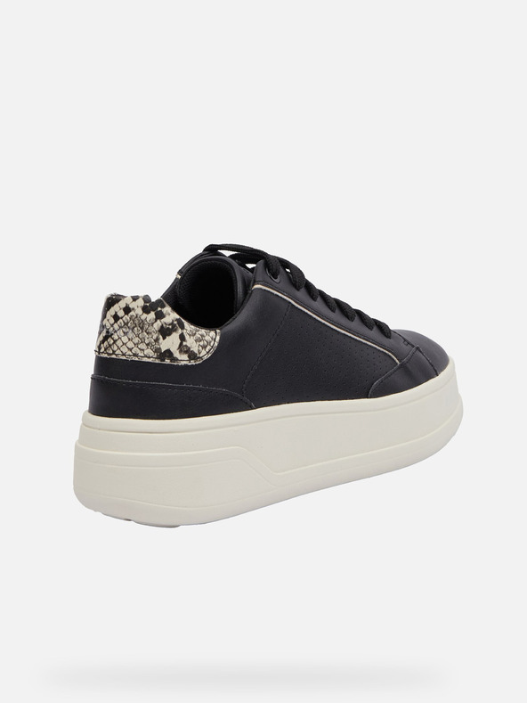 Geox Čierne dámske tenisky Geox Spherica Ecub-2