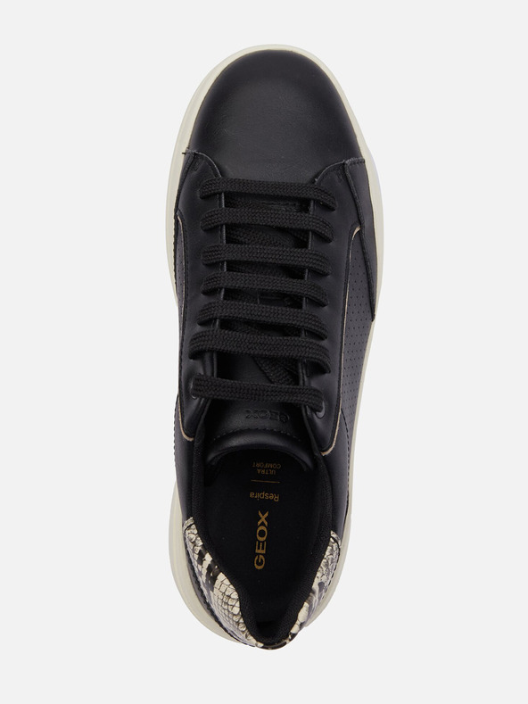 Geox Čierne dámske tenisky Geox Spherica Ecub-2