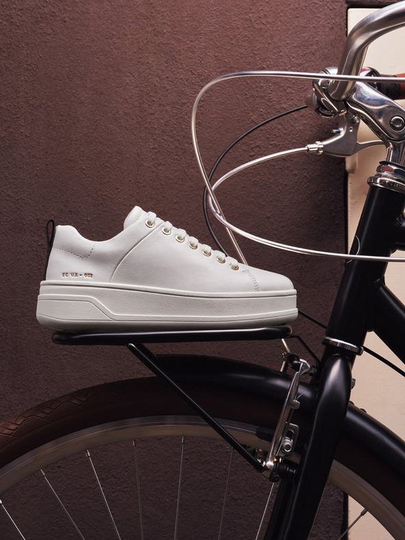 Geox Biele dámske tenisky Geox Spherica ECUB-2