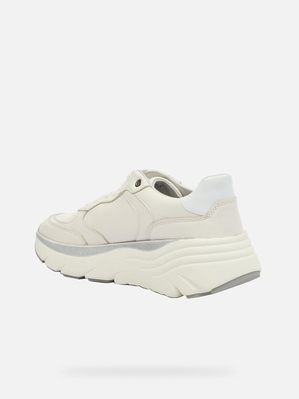 Geox Krémové dámske tenisky Geox Diamanta