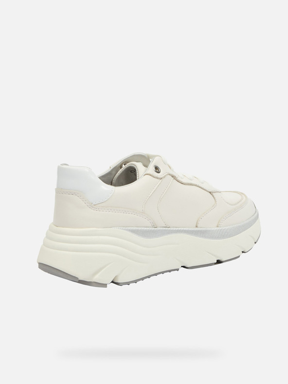 Geox Krémové dámske tenisky Geox Diamanta