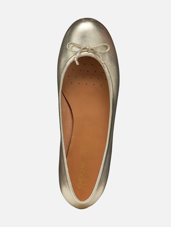 Geox Zlaté dámske baleríny Geox Palmaria