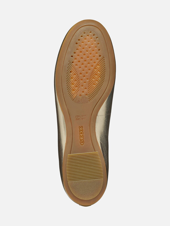 Geox Zlaté dámske baleríny Geox Palmaria