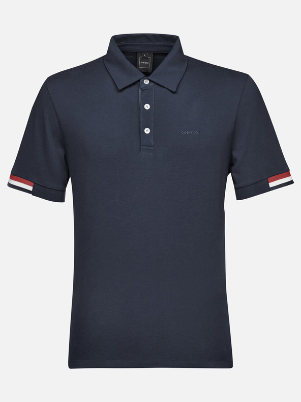 Geox Tmavomodré pánske polotričko Geox