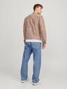 Jack & Jones Béžová pánska semišová bunda Jack & Jones